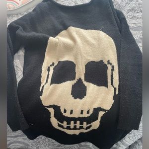 Skull black cardigan